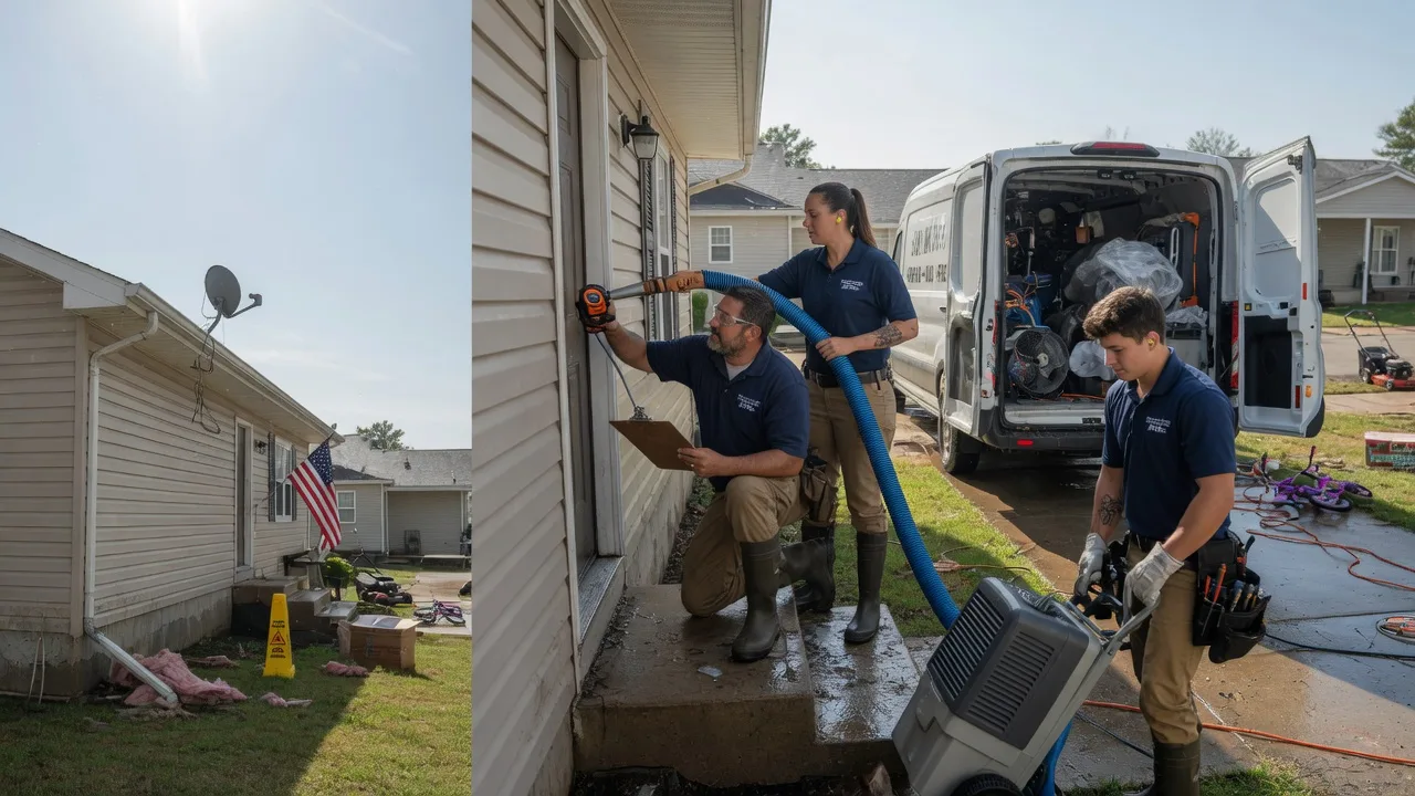 Ceiling Water Damage Restoration in Eola, IL near me